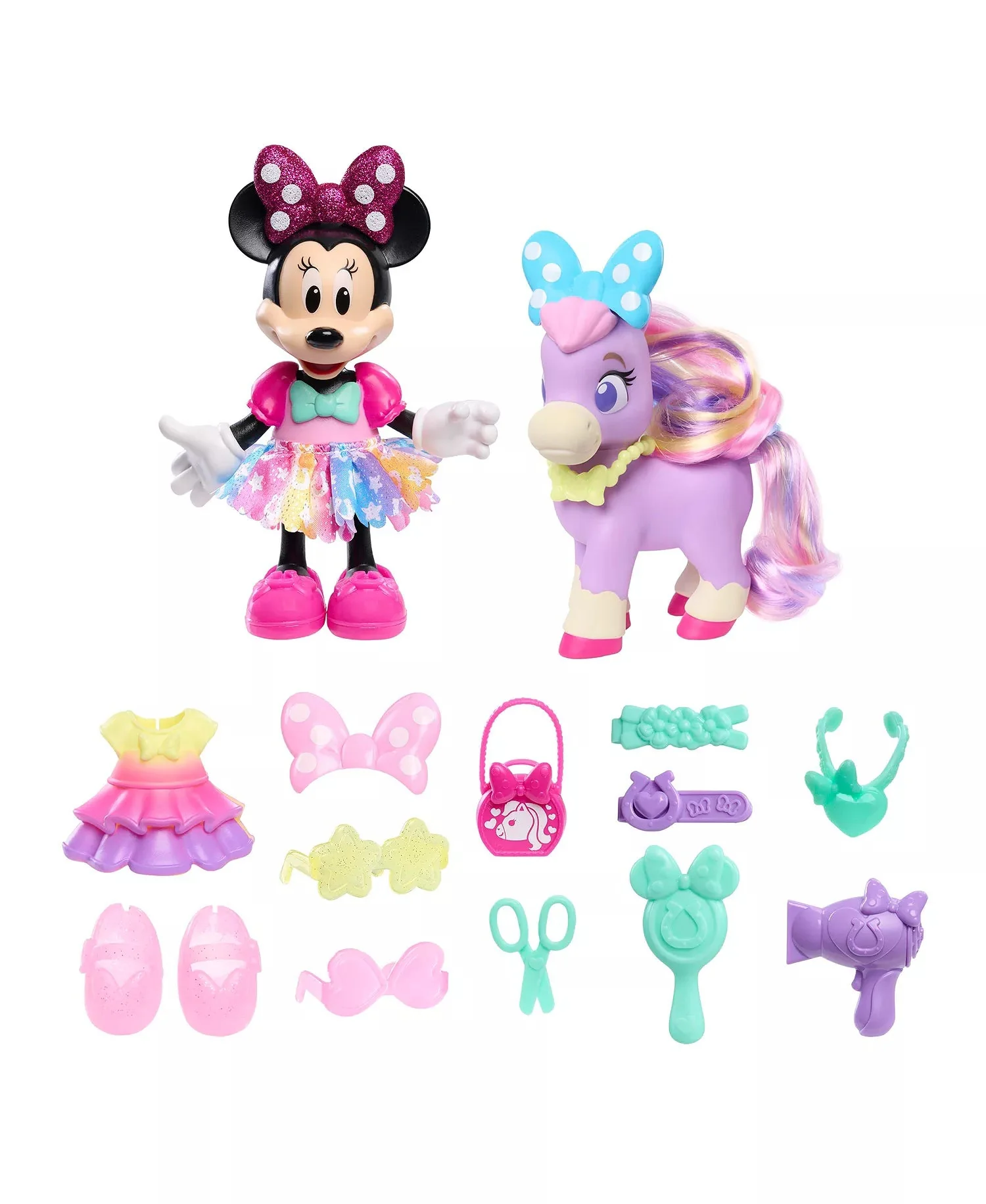 Disney Junior Minnie Mouse Groom & Glam Pony Set 88239 - Image 8