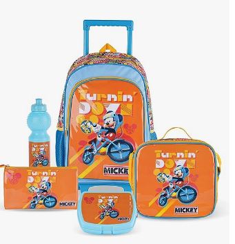 Disney Mickey Mouse Turning Down 5-in-1 School Set 18inch TBT235IN1C39-18