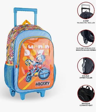 Disney Mickey Mouse Turning Down 5-in-1 School Set 18inch TBT235IN1C39-18 - Image 3