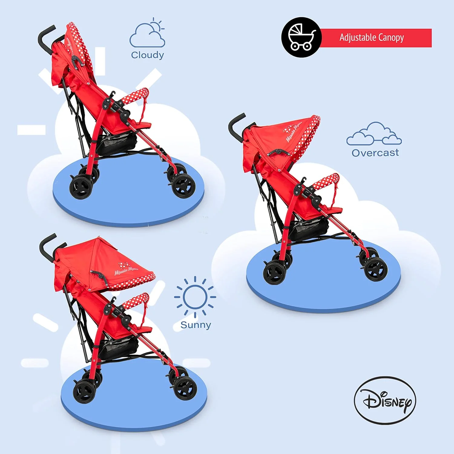 Minnie Buggy Stroller B801C - Image 6
