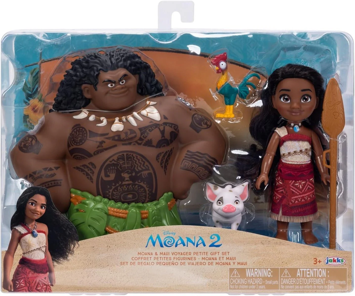 Disney Moana & Maui Petite Doll Set 237556 - Image 3