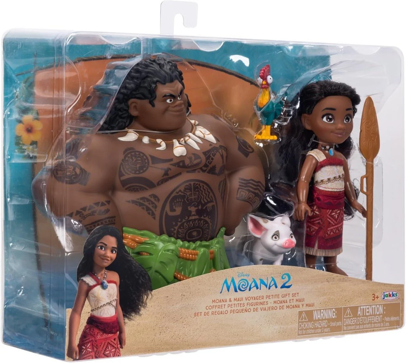 Disney Moana & Maui Petite Doll Set 237556 - Image 4