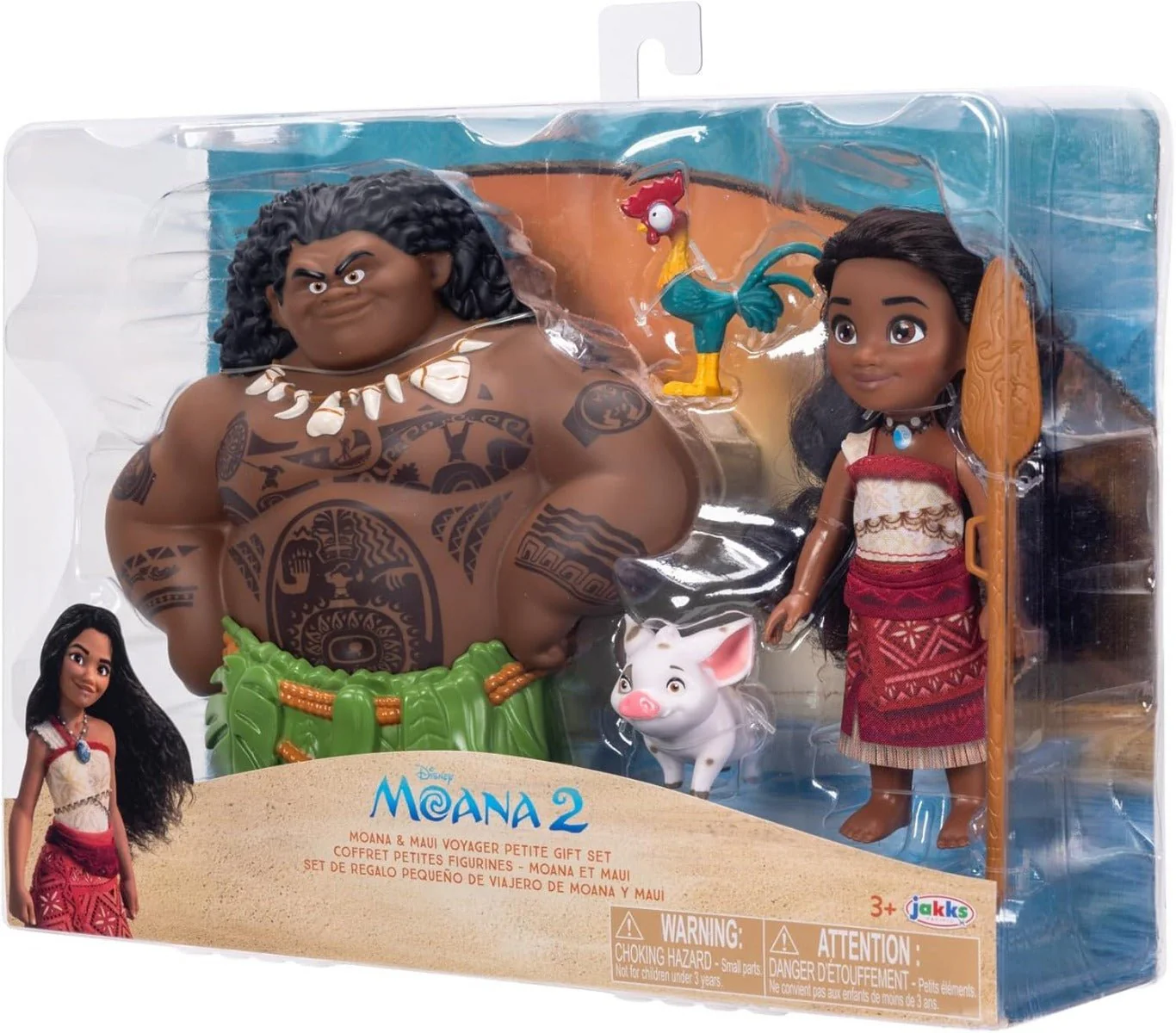 Disney Moana & Maui Petite Doll Set 237556 - Image 5
