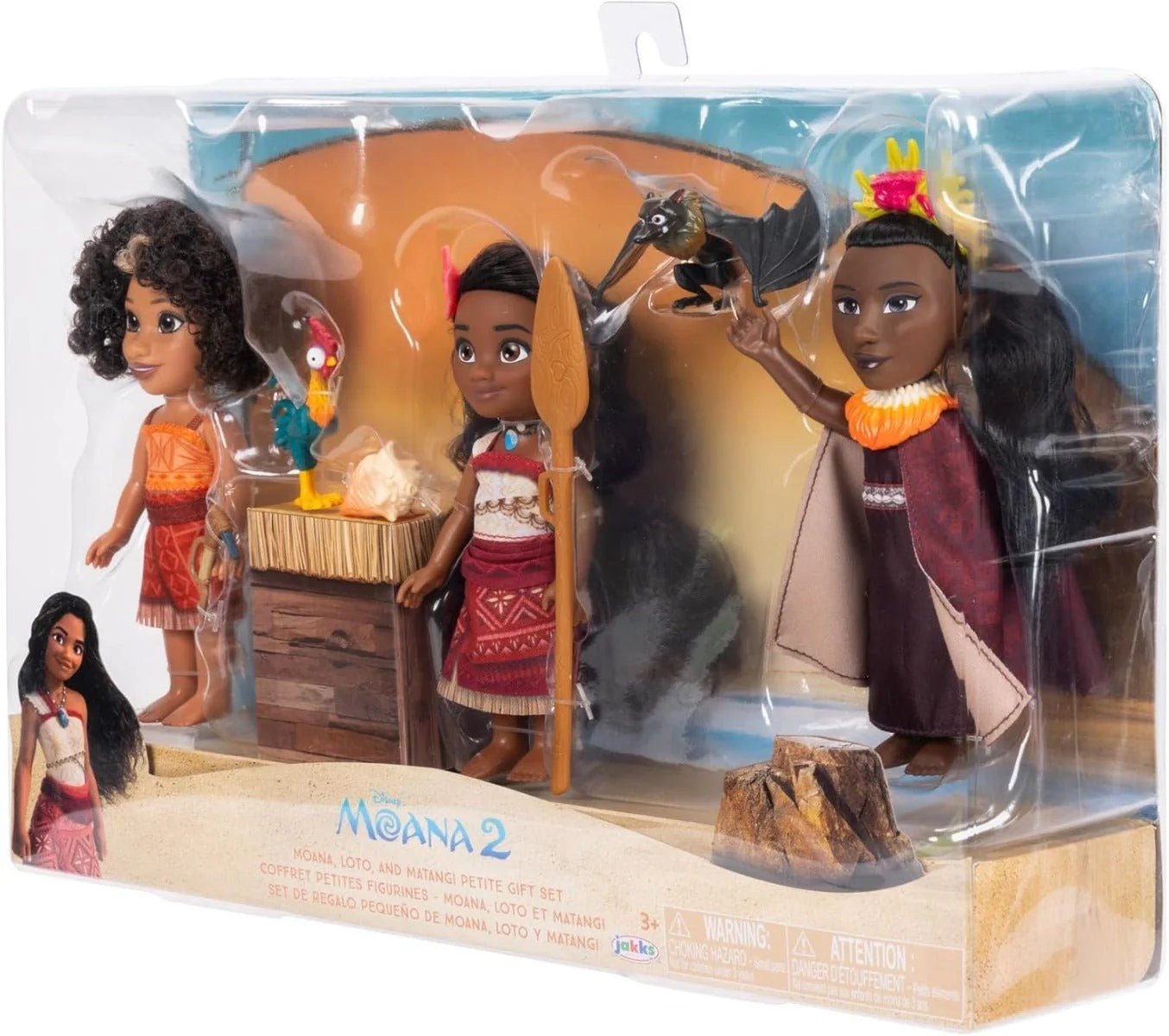 Disney Moana2 Moana & Fiends Petite Set 6-Inch 237706 - Image 5