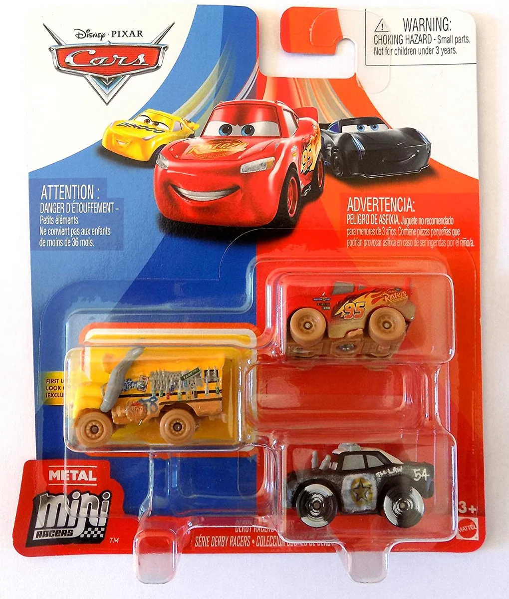 Disney Pixar Cars Minis Racer 3-Pack