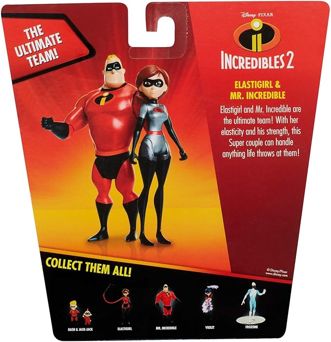 Disney Pixar Incredibles 2 Elastic Girl Mr.Incredible Doll 77213 - Image 5