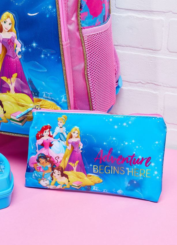 Disney Princess Adventure Begins Here 5-in-1 School Set 18inch TBT235IN1C38-18 - Image 4