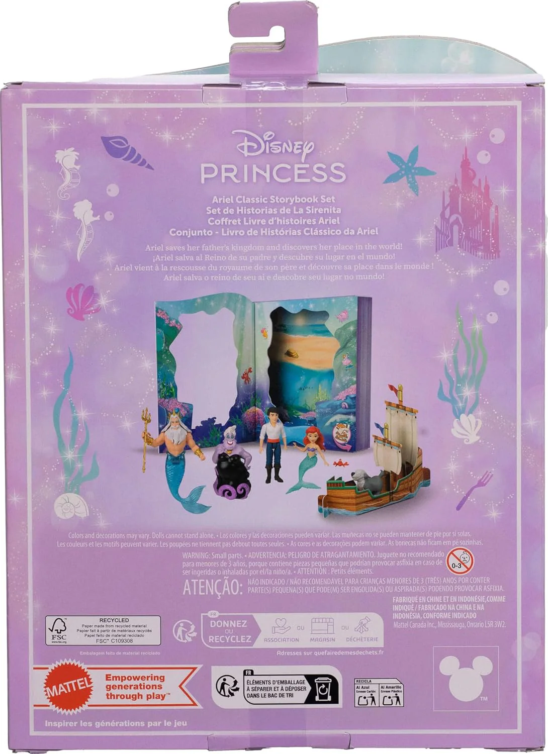 Disney Princess Ariel Classic Storybook Set JBL32 - Image 6