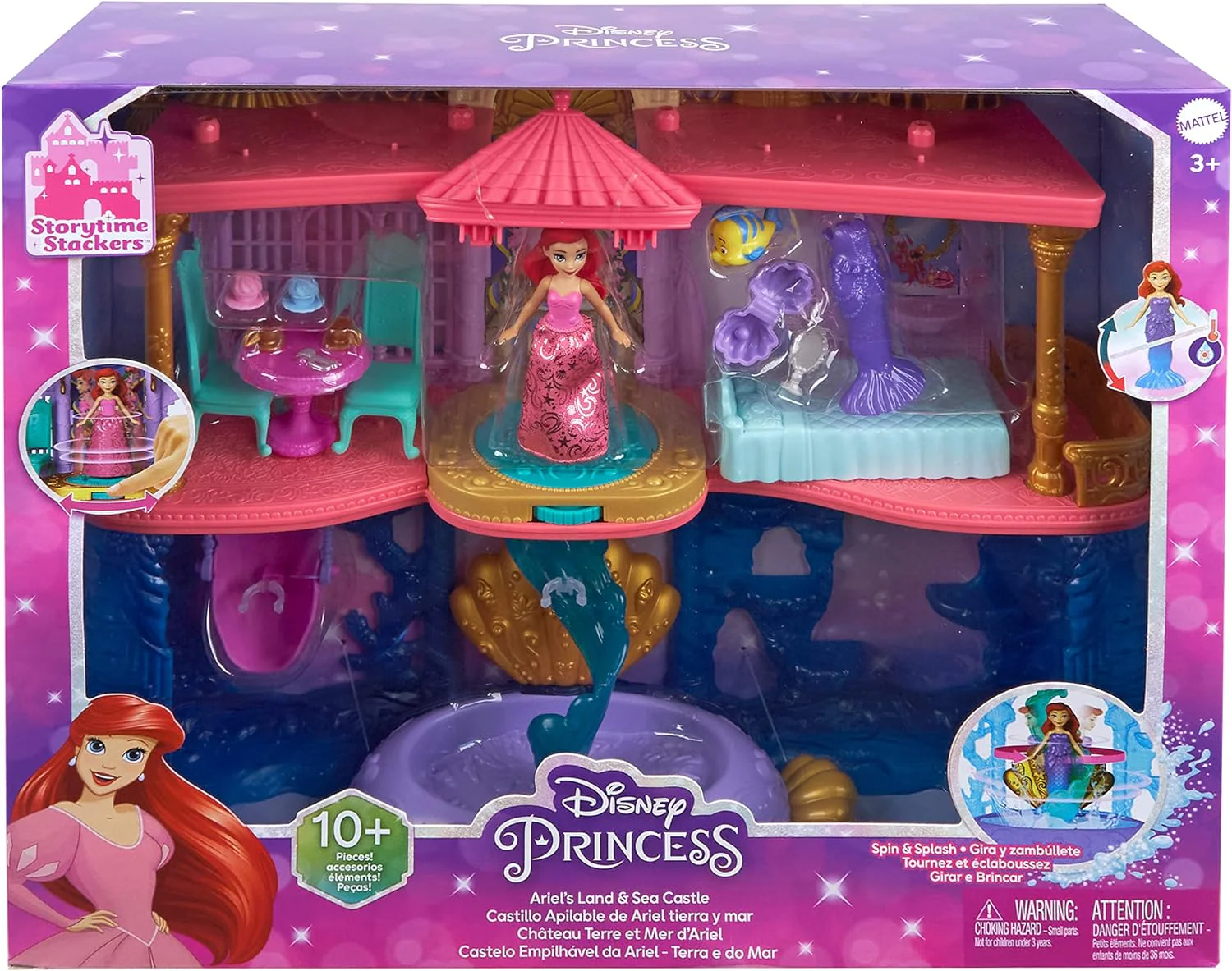 Disney Princess Ariel Deluxe Castle HLW95 - Image 2