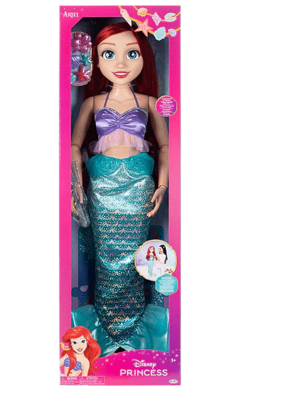 Disney Princess Ariel Doll Plydate With Accessories 32-Inch 237044