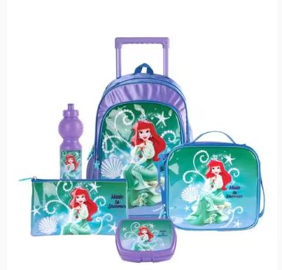 Disney Princess Ariel Made To Shimmer 5-in-1 School Set 18inch TBT235IN1C5-18