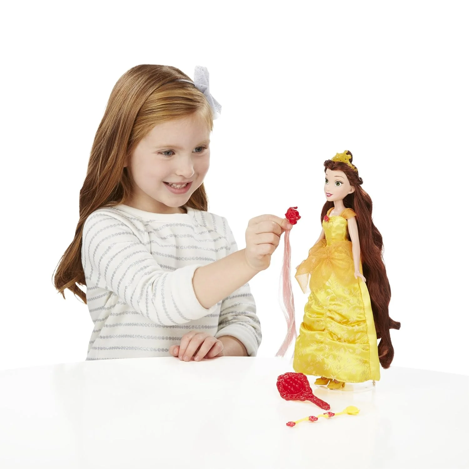 Disney Princess Belle Long Locks 27cm Doll B5292 - Image 8