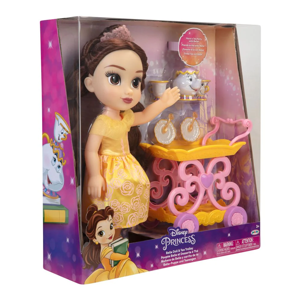 Disney Princess Belle & Tea Trolley 21363 - Image 3