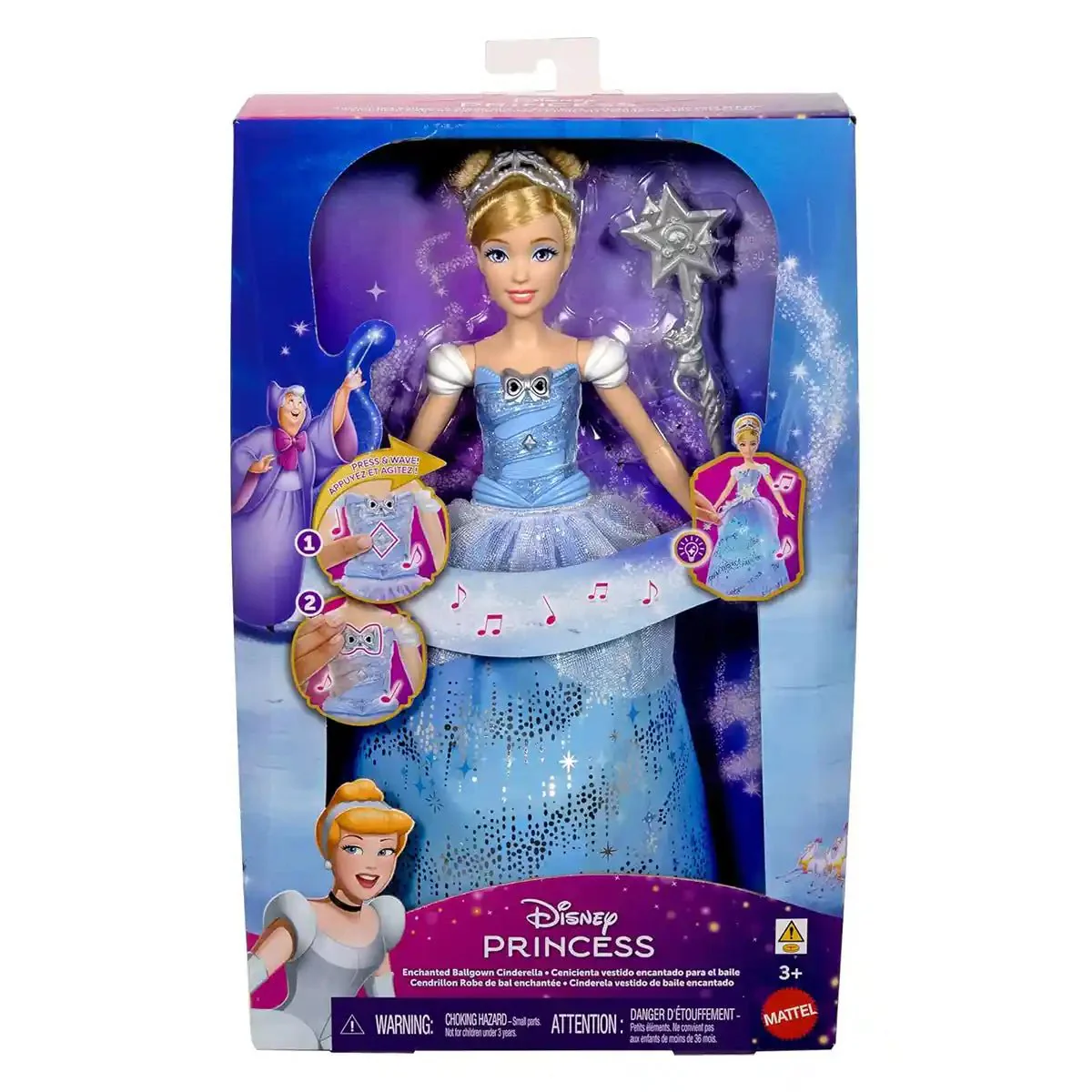 Disney Princess Cinderella Feature Doll JBF94