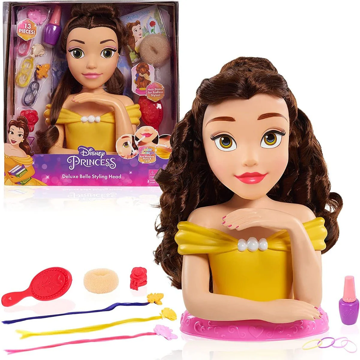Disney Princess Deluxe Belle Styling Head JP-87357 - Image 8