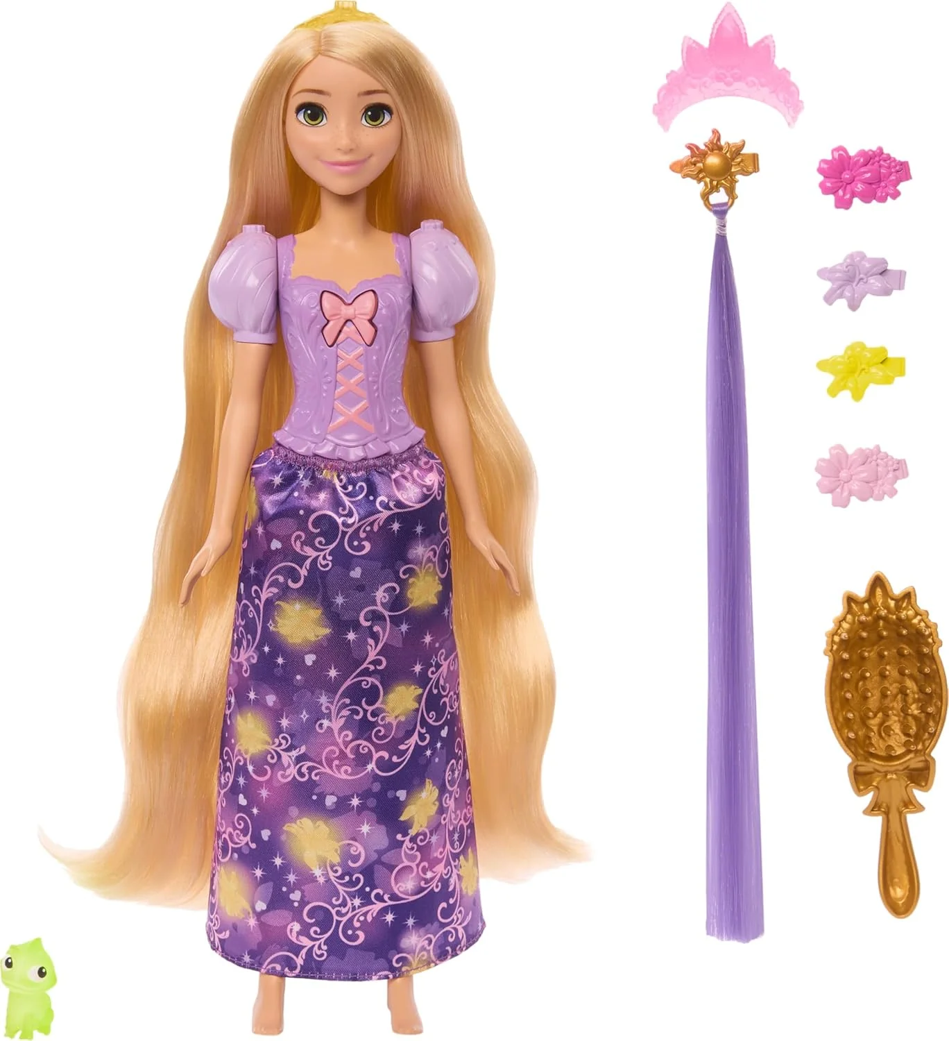 Disney Princess Light-Up Hair Rapunzel Fashion Doll JHL46