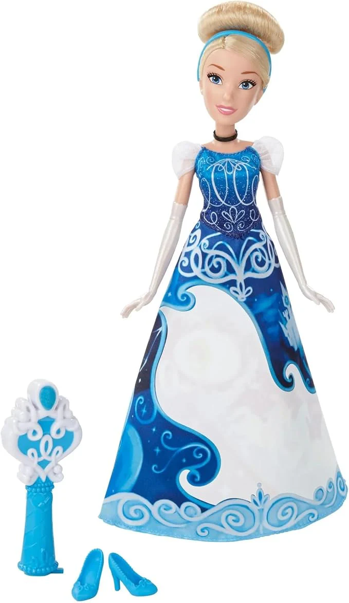 Disney Princess Magical Story Skirt Cinderella Doll B5295 – Water Wand Dress Reveal - Image 2