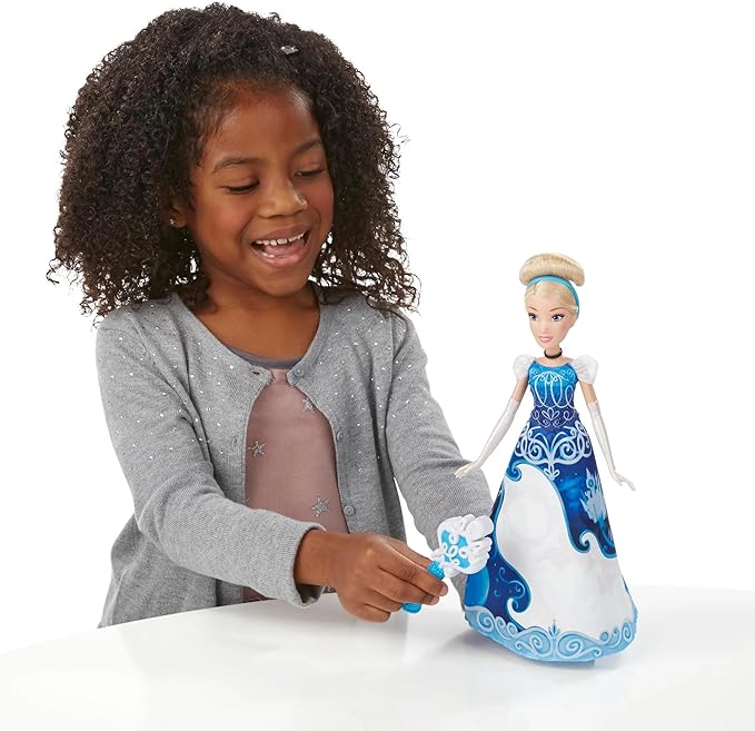 Disney Princess Magical Story Skirt Cinderella Doll B5295 – Water Wand Dress Reveal - Image 6