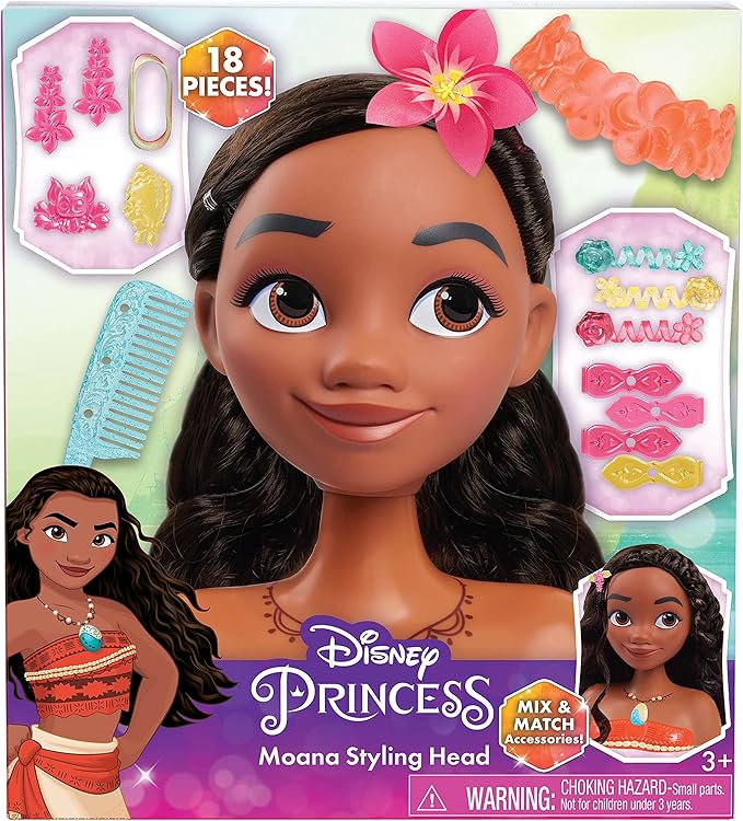 Disney Princess Basic Moana 2 Styling Head 87621 - Image 2