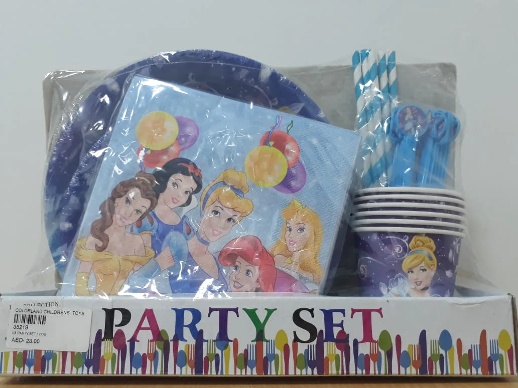 Disney Princess Party Set Supplies
