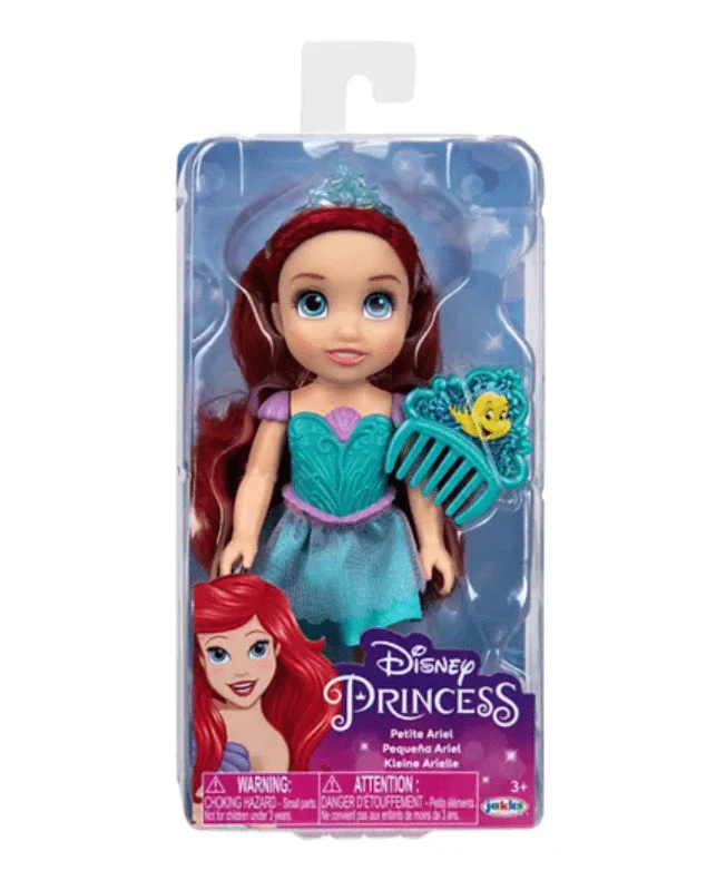 Disney Princess Petite Doll with Comb - Ariel 15cm 21871/218704 - Image 2