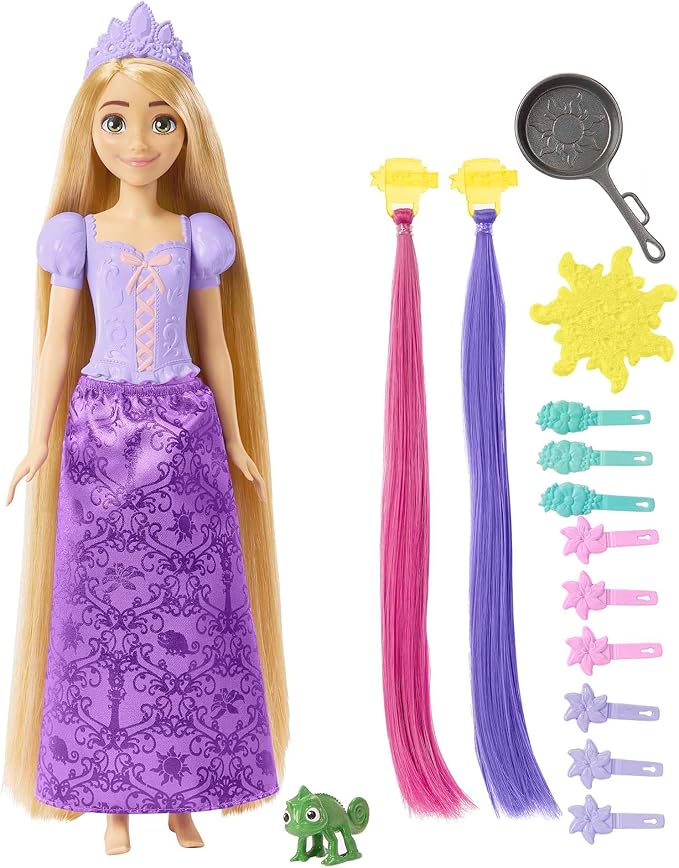 Disney Princess Fairy-tale Color Change Hair Doll - Rapunzel HLW18 - Image 2