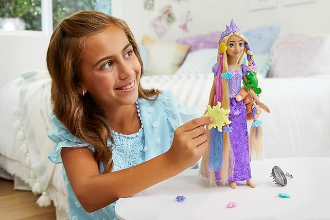 Disney Princess Fairy-tale Color Change Hair Doll - Rapunzel HLW18 - Image 3