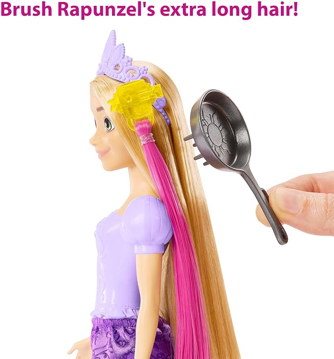 Disney Princess Fairy-tale Color Change Hair Doll - Rapunzel HLW18 - Image 4