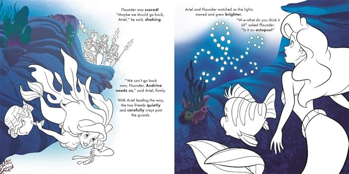Igloo Books Disney Princess Ariel: Read & Colour 527020 - Image 2