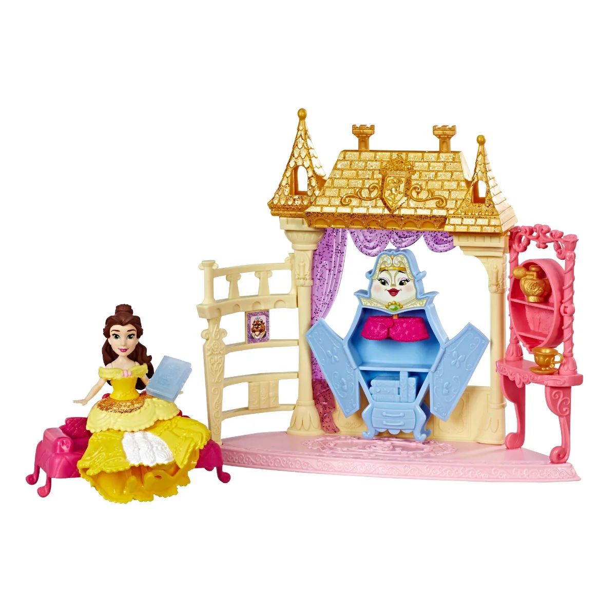 Disney Princess Royal Chambers Playset and Belle Doll E3052