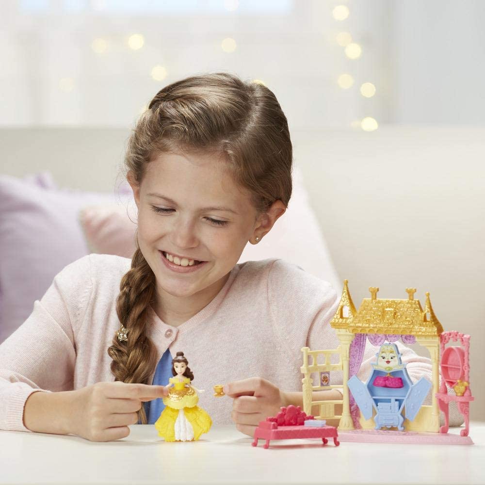 Disney Princess Royal Chambers Playset and Belle Doll E3052 - Image 2