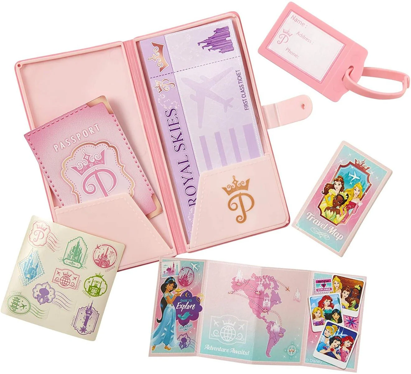 Disney Princess Style Collection Play Suitcase Travel Set 98872 - Image 4