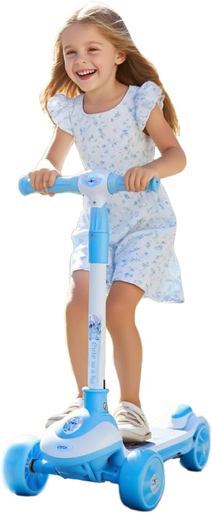 Disney Stitch 3-Wheel Scooter With Single Light Mode DCA51984-ST - Image 2