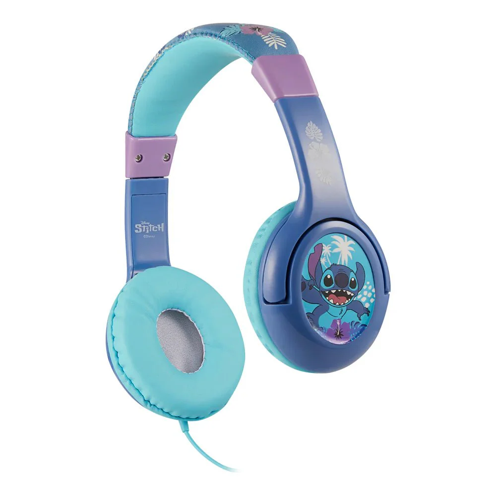 Disney Stitch Padded Aux Headphones DY-10901-ST