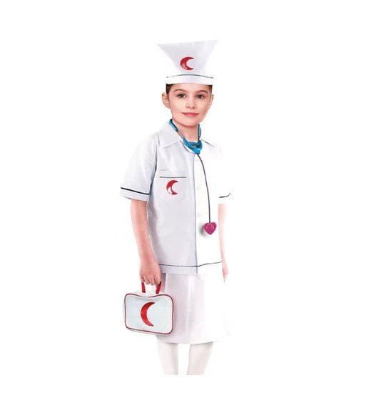 Doctor Girl Costume 466 2-3Y/O - Image 2