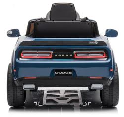 Dodge Challenger SRT Ride On Car 12V/2M, Blue - Image 6