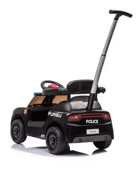 Dodge Charger Police Ride On Push Car Black CH9958 - Image 4