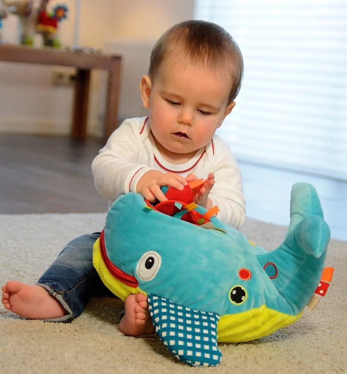 Dolce Play and Learn Whale Plush Toy - Image 2
