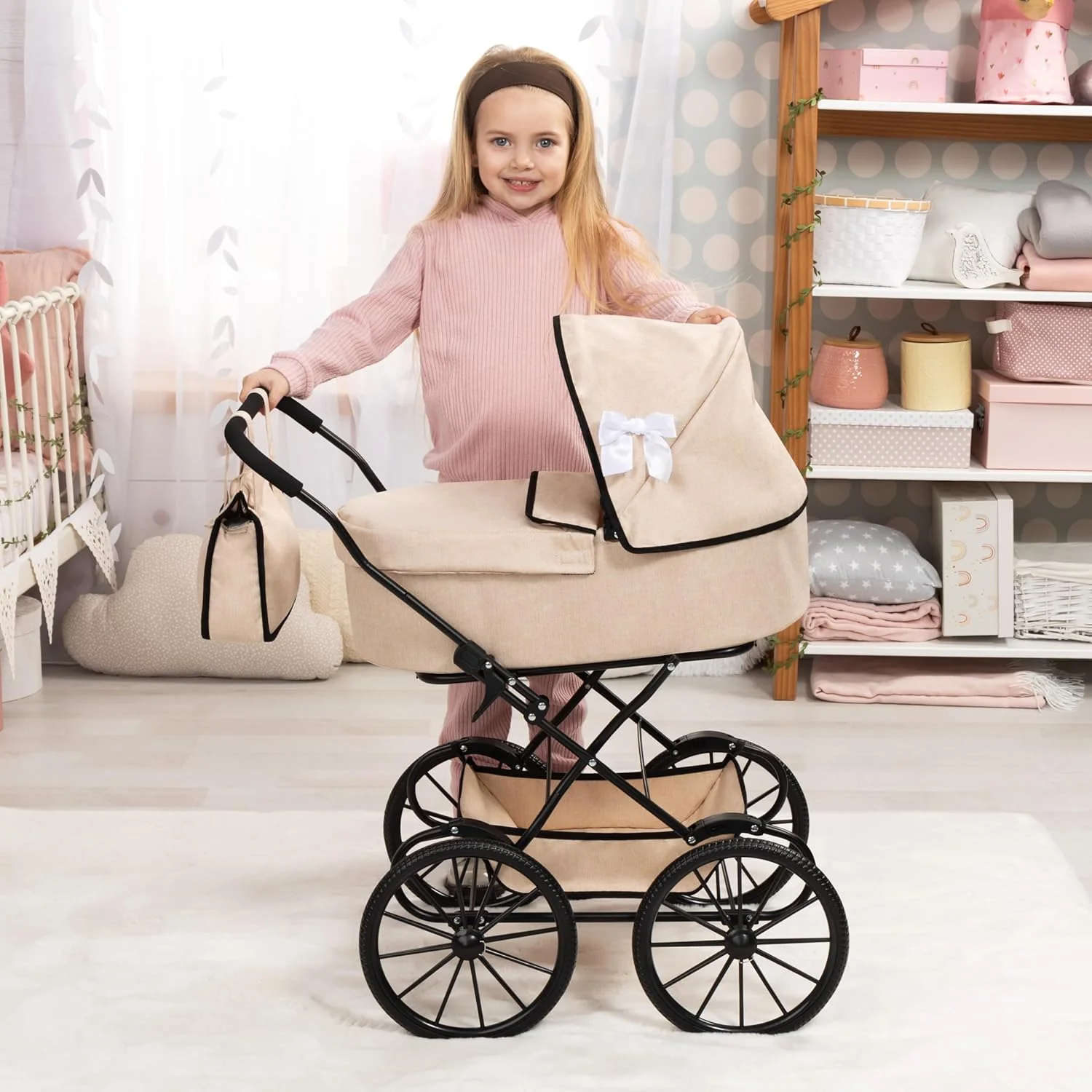 Dolls Pram Classic 14375AA - Image 3