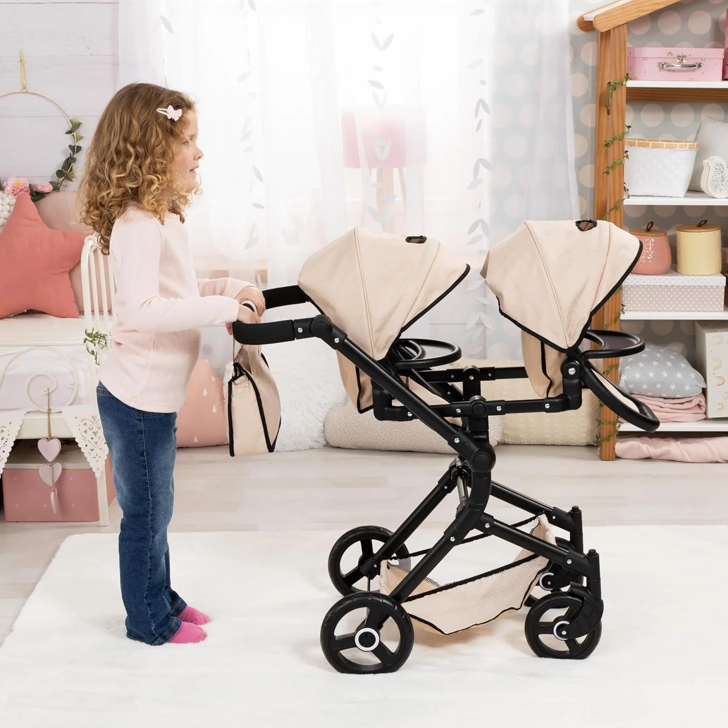 Dolls Pram Twin Neo 26275AA - Image 4