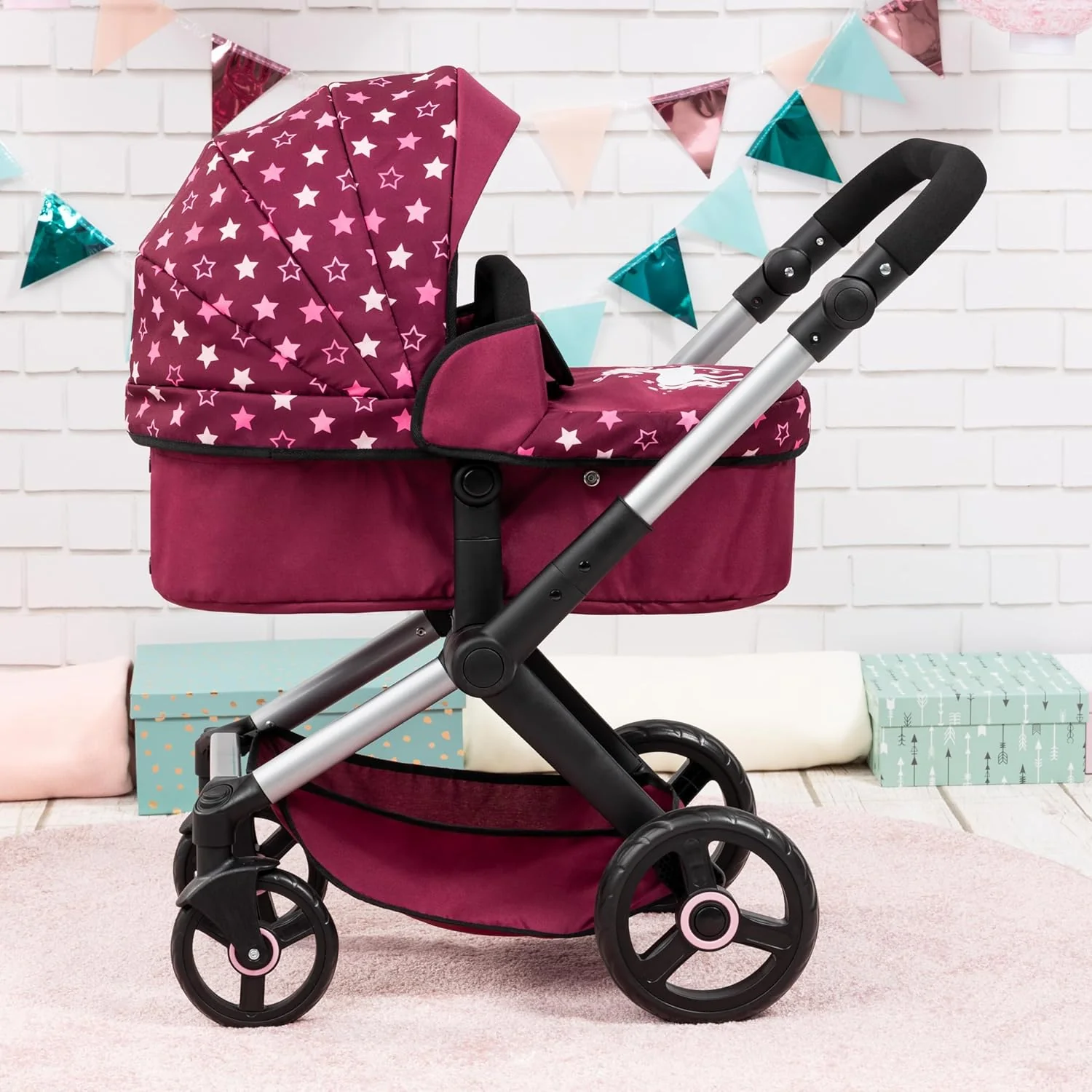 Dolls Pram Xeo 17023AA - Image 4
