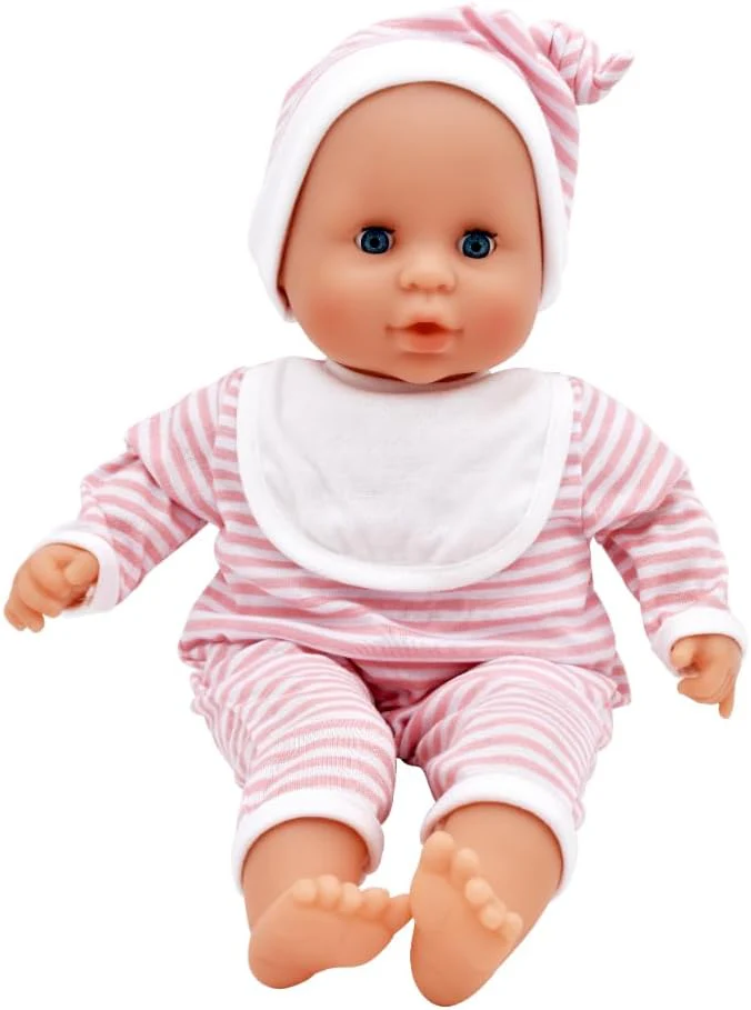 Dolls World Baby Joy 15inch Baby Doll With Sleeping Eyes Bottle & Dummy 78310 - Image 3