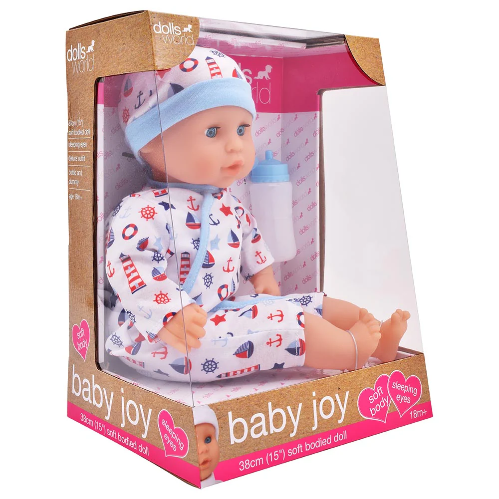 Dolls World Baby Joy Blue Boy 38cm 8445G
