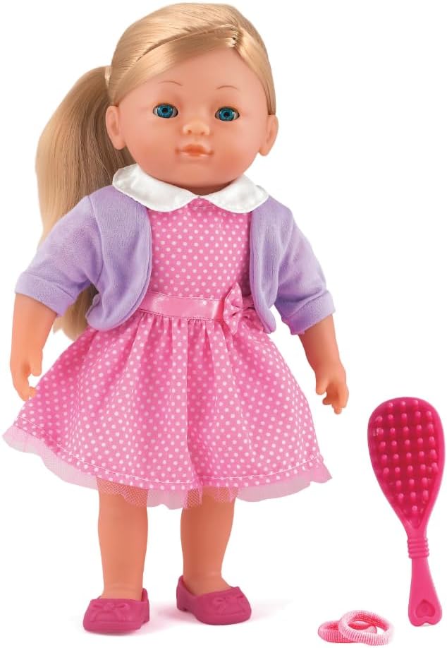 Dolls World Elizabeth 14inch Soft Doll Sleeping Eyes With Hair & Accessories 78224 - Image 2
