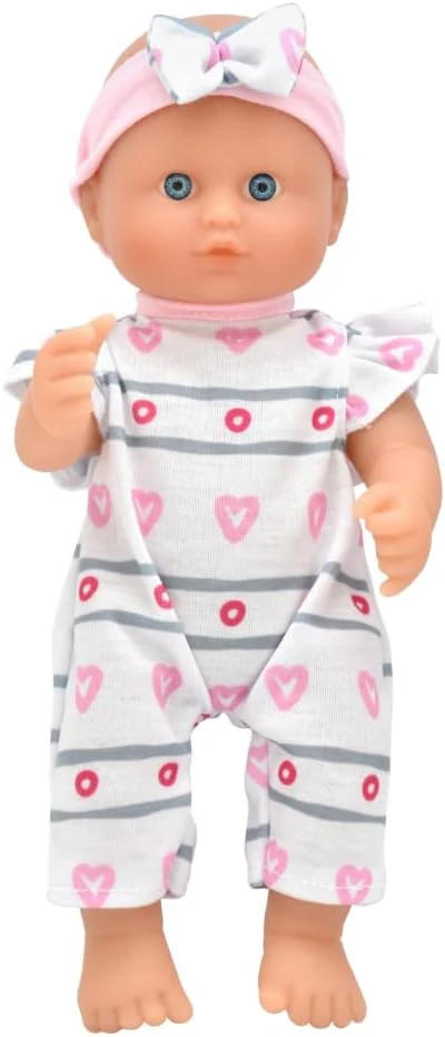 Dolls World Little Poppets 10inch Dlx Twin Bathable Vinyl Doll 78002 - Image 5