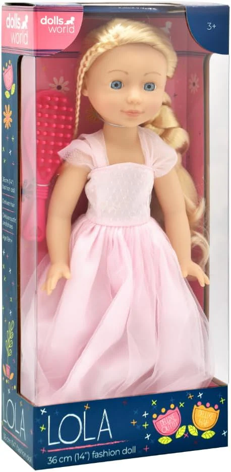 Dolls World Lola 14inch Fashion Doll Moving Arms And Legs 78252 - Image 4