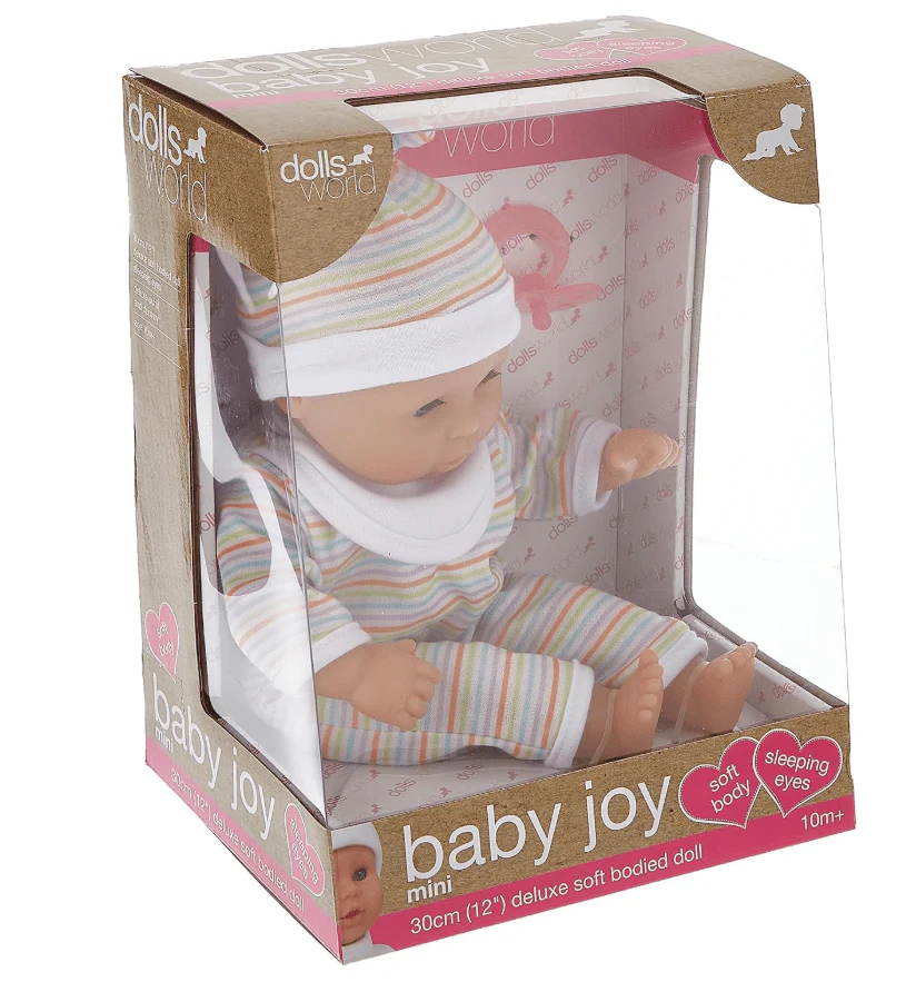 Dolls World Mini Baby Joy Doll 12inch