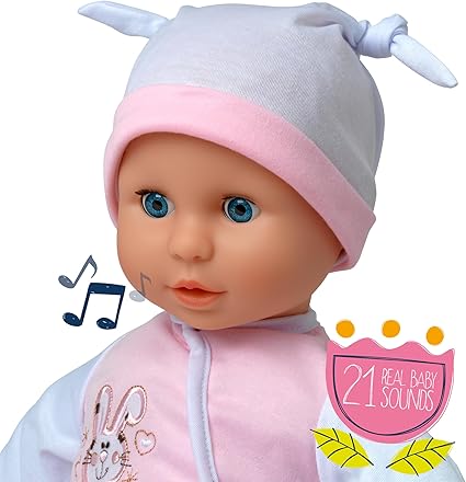 Dolls World Talking Tammy 18inch Baby With Sleeping Eyes & Sounds 78500 - Image 5