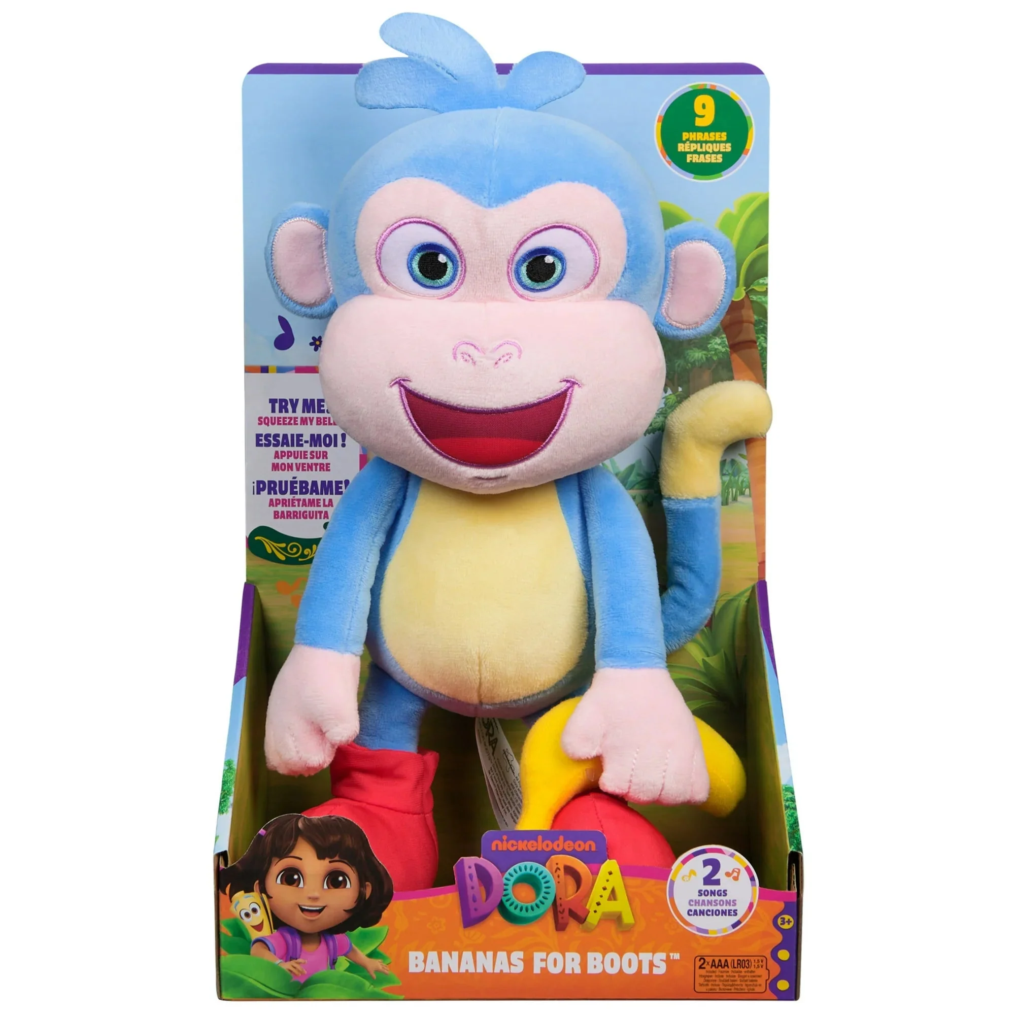 Dora The Explorer Feature Bananas Boots Plush 13-Inch 6072733