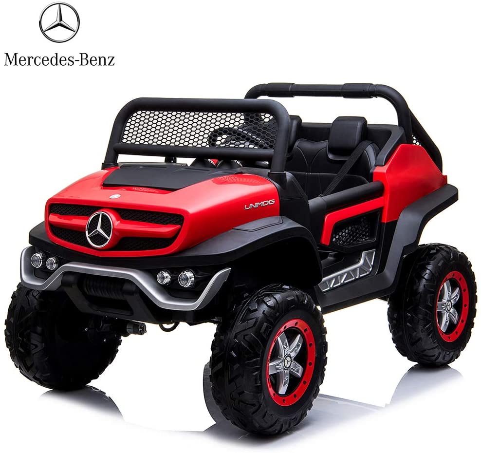 Dorsa Mercedes Benz Ride On Car -Unimog Jeep - Red